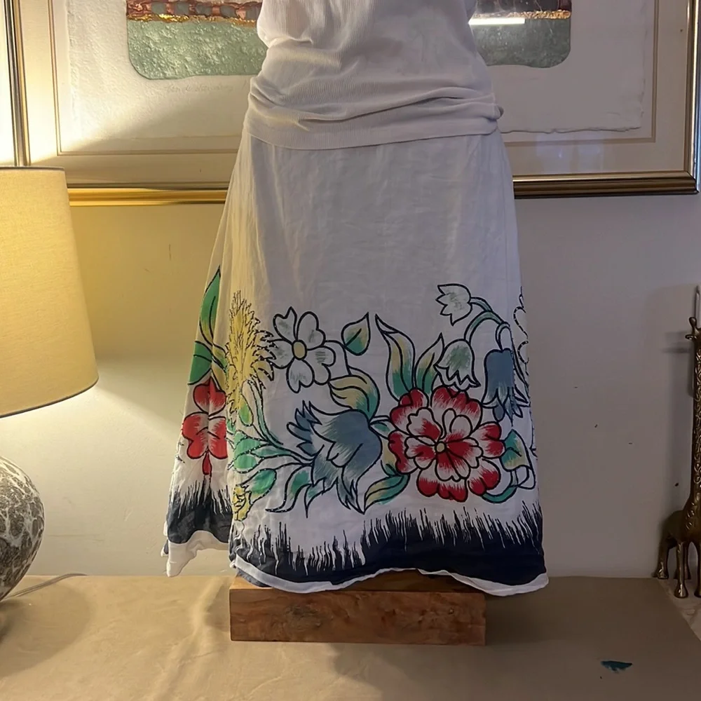 DKNY beaded flower skirt - Picture 4 of 5